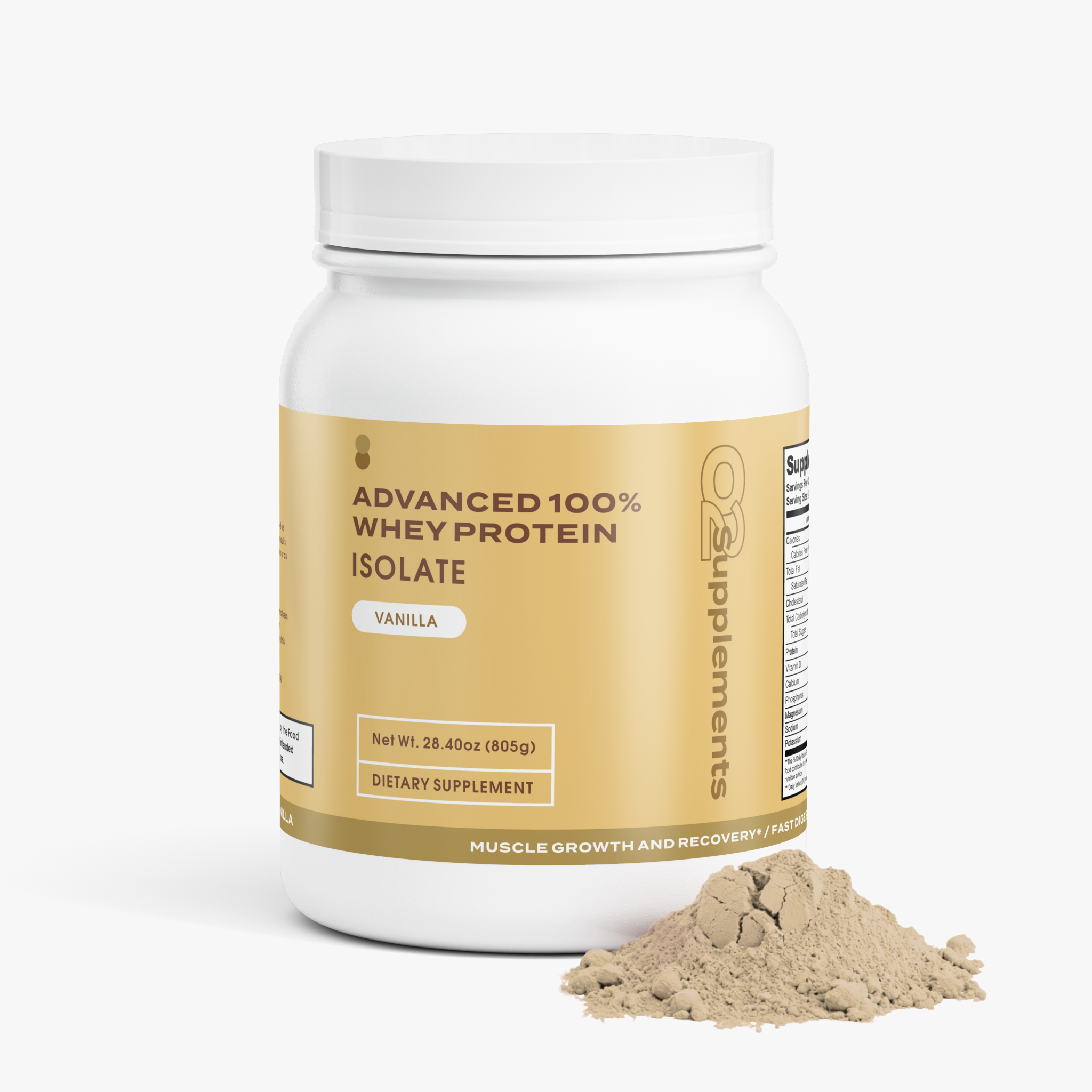 Advanced 100% Whey Protein Isolate (Vanilla)